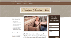 Desktop Screenshot of furniturerestorationvannuys.com